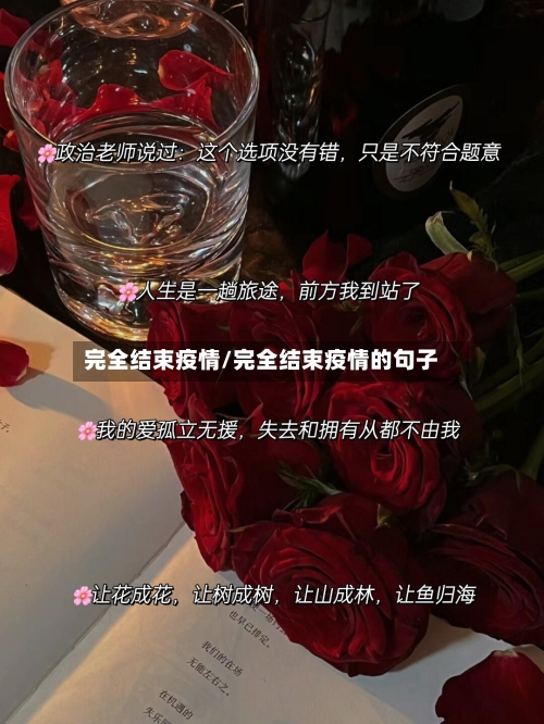 完全结束疫情/完全结束疫情的句子-第3张图片