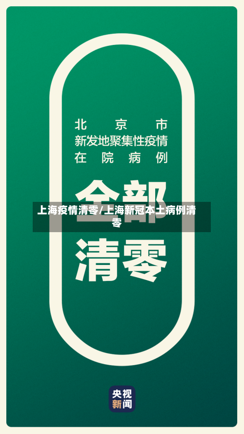上海疫情清零/上海新冠本土病例清零