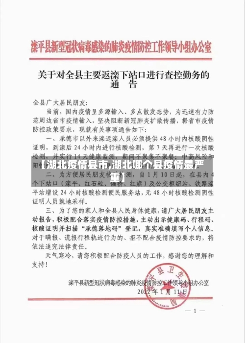 【湖北疫情县市,湖北哪个县疫情最严重】