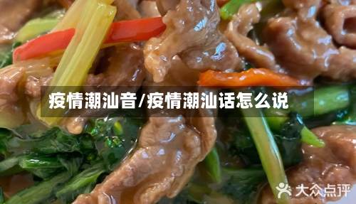 疫情潮汕音/疫情潮汕话怎么说
