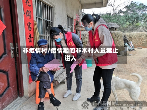 非疫情村/疫情期间非本村人员禁止进入-第2张图片