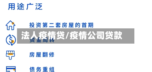 法人疫情贷/疫情公司贷款-第3张图片