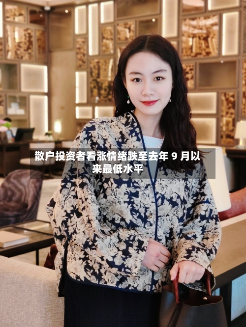 散户投资者看涨情绪跌至去年 9 月以来最低水平