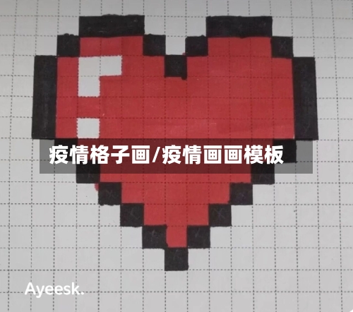 疫情格子画/疫情画画模板