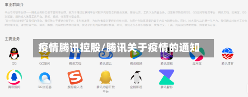 疫情腾讯控股/腾讯关于疫情的通知