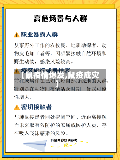 【鼠疫情爆发,鼠疫成灾】