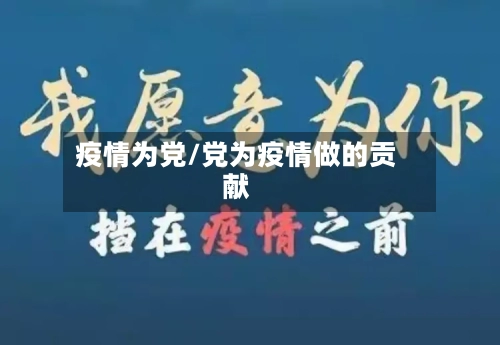 疫情为党/党为疫情做的贡献-第3张图片