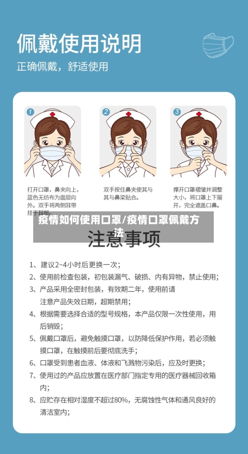 疫情如何使用口罩/疫情口罩佩戴方法