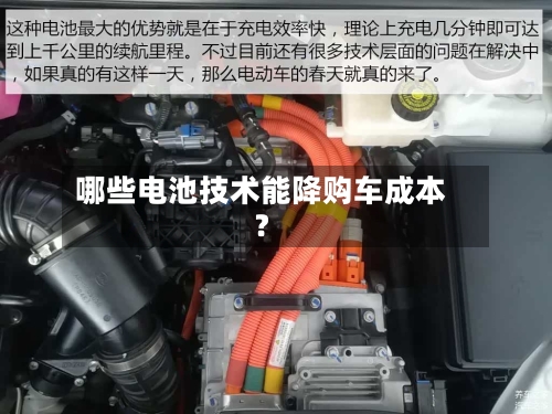哪些电池技术能降购车成本?-第2张图片