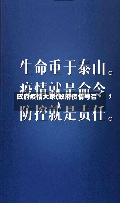 政府疫情大家(政府疫情号召)-第3张图片