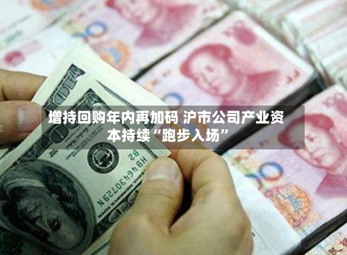 增持回购年内再加码 沪市公司产业资本持续“跑步入场”