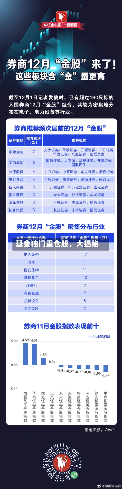 基金独门重仓股	，大揭秘-第2张图片