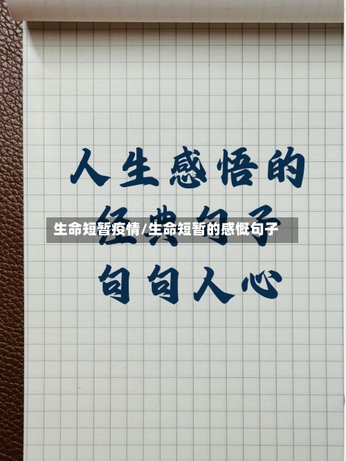 生命短暂疫情/生命短暂的感慨句子-第2张图片