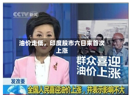 油价走低，印度股市六日来首次上涨-第2张图片