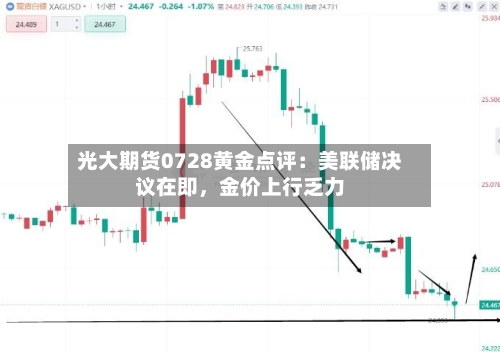 光大期货0728黄金点评：美联储决议在即	，金价上行乏力-第2张图片