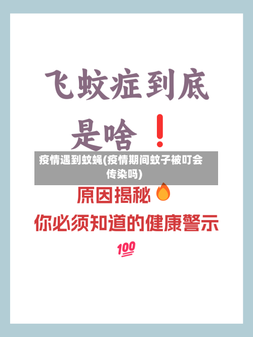 疫情遇到蚊蝇(疫情期间蚊子被叮会传染吗)