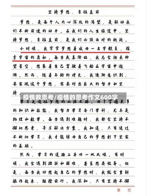 疫情救思考/疫情的思考作文600字-第3张图片