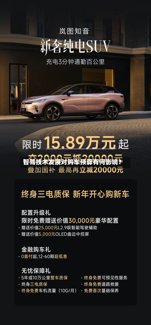 智驾技术发展对购车预算有何影响？