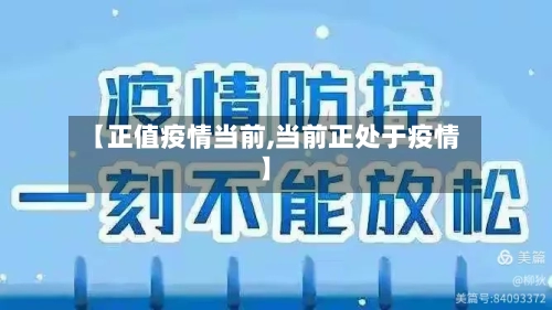 【正值疫情当前,当前正处于疫情】