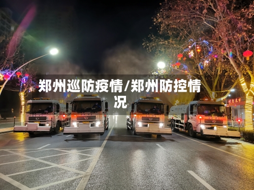 郑州巡防疫情/郑州防控情况-第2张图片