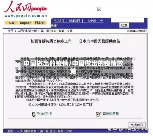 中国做出的疫情/中国做出的疫情政策-第2张图片