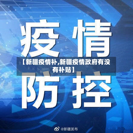 【新疆疫情补,新疆疫情政府有没有补贴】-第2张图片