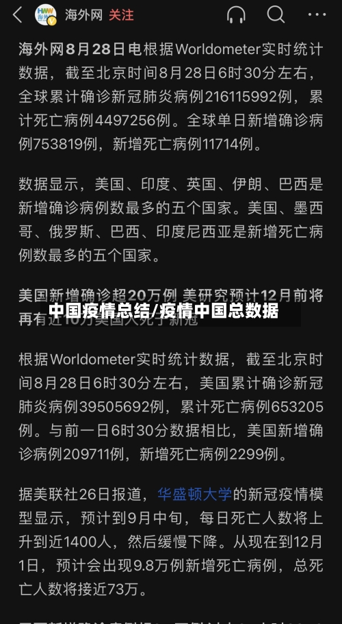 中国疫情总结/疫情中国总数据-第2张图片