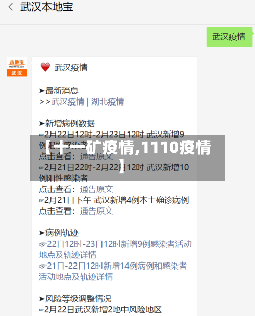 【十一矿疫情,1110疫情】