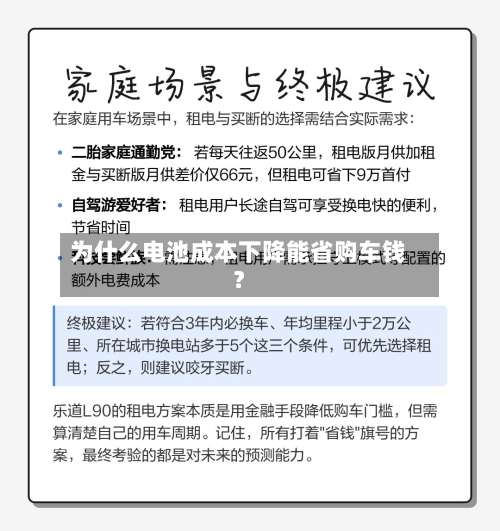 为什么电池成本下降能省购车钱?-第2张图片