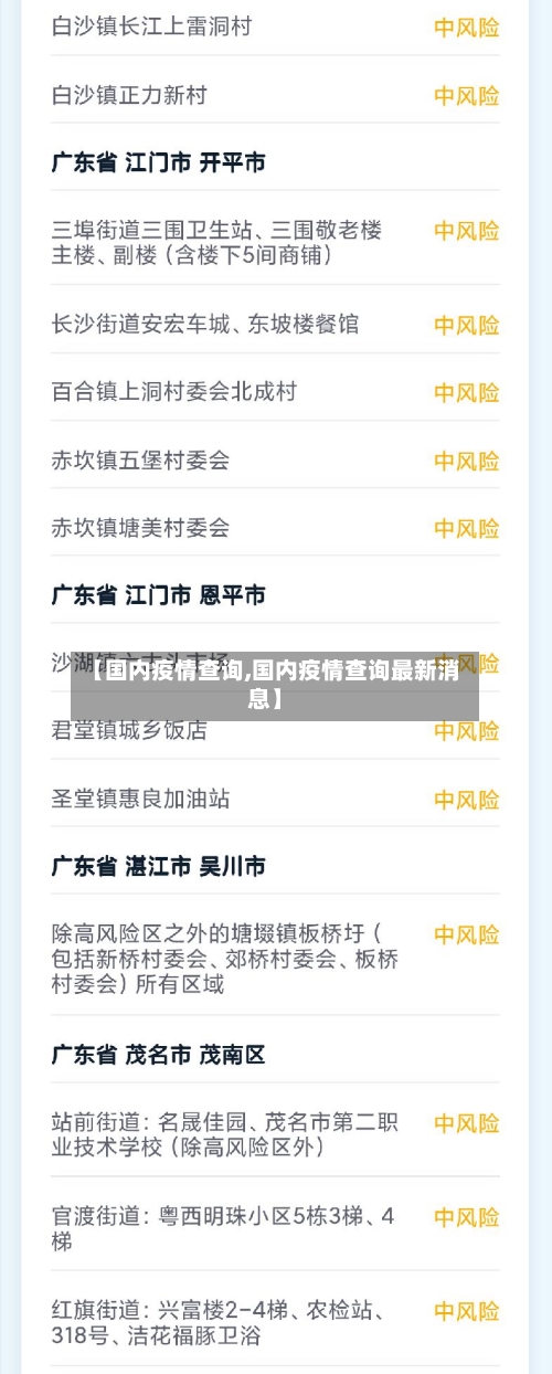 【国内疫情查询,国内疫情查询最新消息】