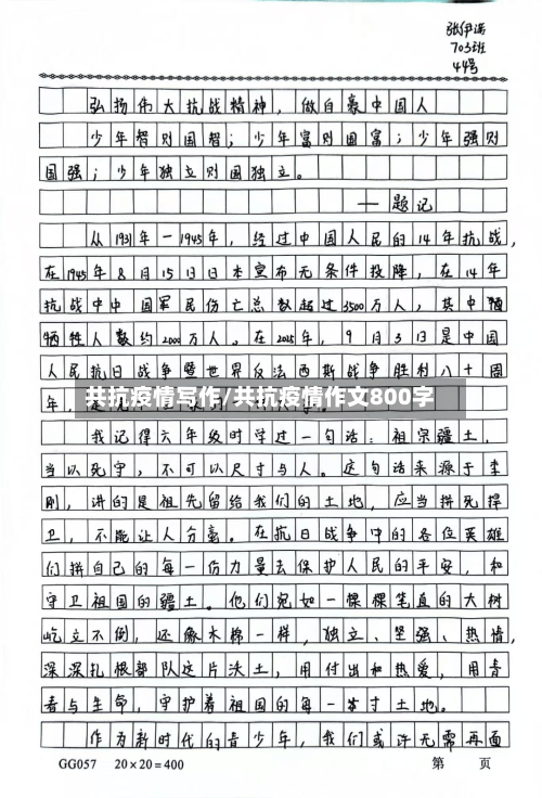 共抗疫情写作/共抗疫情作文800字
