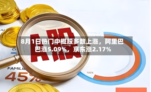 8月1日热门中概股多数上涨，阿里巴巴涨5.09%	，京东涨2.17%-第2张图片