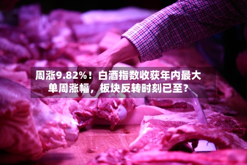 周涨9.82%！白酒指数收获年内最大单周涨幅	，板块反转时刻已至？-第2张图片
