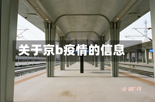 关于京b疫情的信息-第2张图片