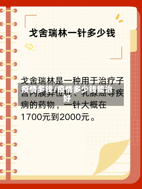 疫情多钱/疫情多少钱能治好-第2张图片