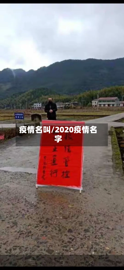 疫情名叫/2020疫情名字