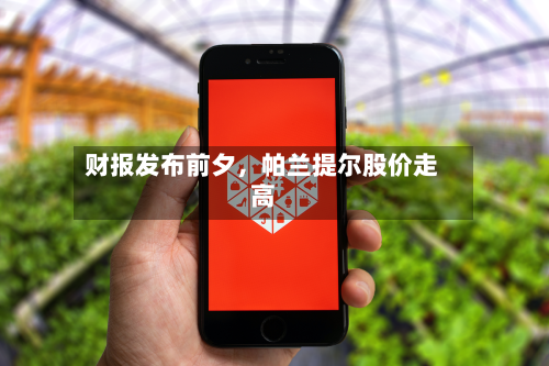 财报发布前夕，帕兰提尔股价走高