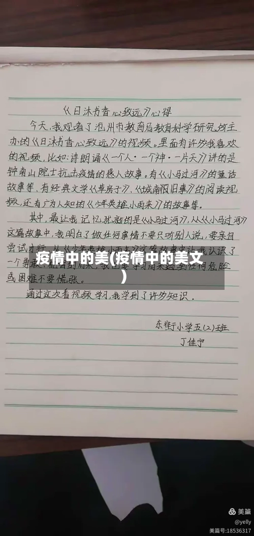 疫情中的美(疫情中的美文)