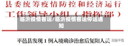 临沂疫情客运/临沂疫情客运停运通知-第2张图片