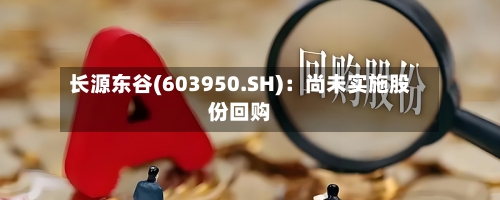 长源东谷(603950.SH)：尚未实施股份回购
