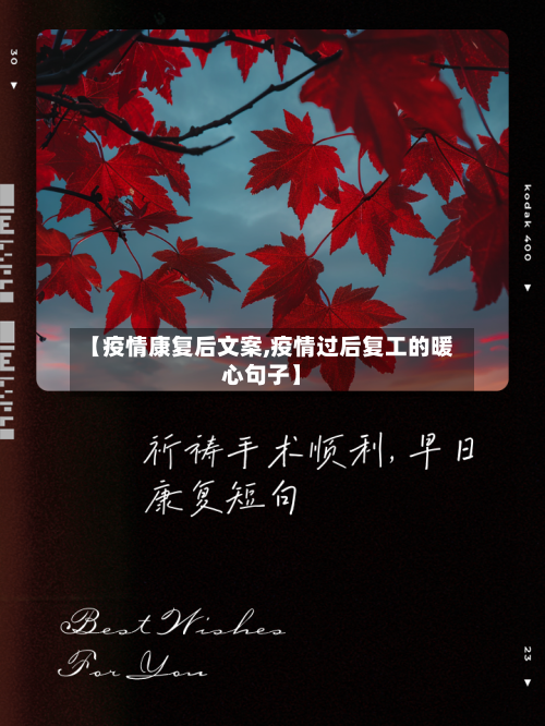 【疫情康复后文案,疫情过后复工的暖心句子】