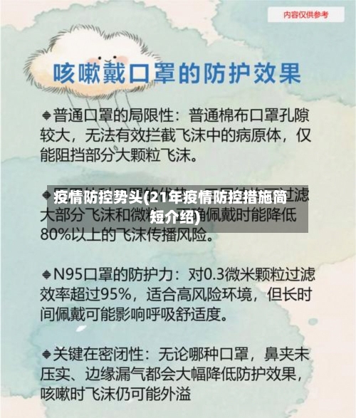 疫情防控势头(21年疫情防控措施简短介绍)