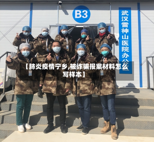 【肺炎疫情宁乡,被诈骗报案材料怎么写样本】-第2张图片