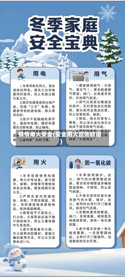 疫情用火安全(安全用火宣传标语)
