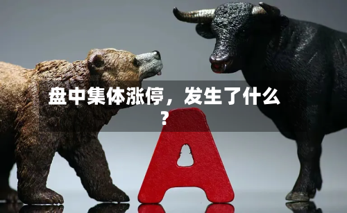 盘中集体涨停	，发生了什么？-第3张图片