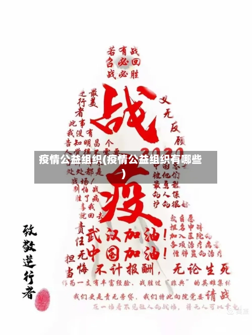 疫情公益组织(疫情公益组织有哪些)