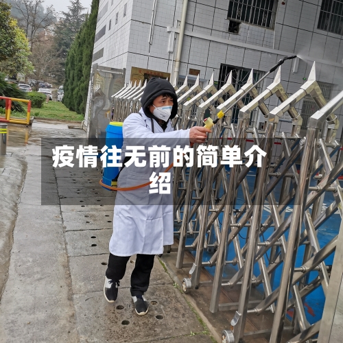 疫情往无前的简单介绍
