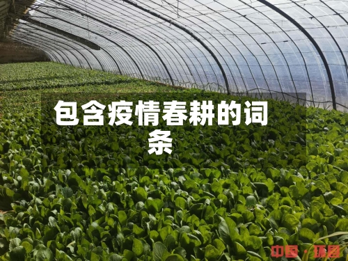 包含疫情春耕的词条-第2张图片