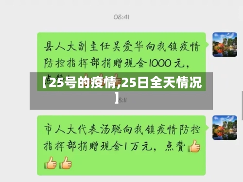 【25号的疫情,25日全天情况】-第3张图片