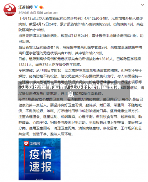 江苏的疫情最新/江苏的疫情最新消息